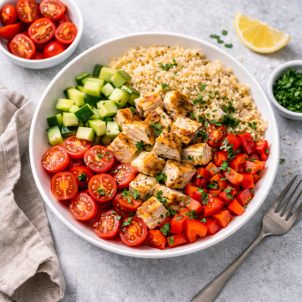 Hähnchen-Quinoa-Salat
